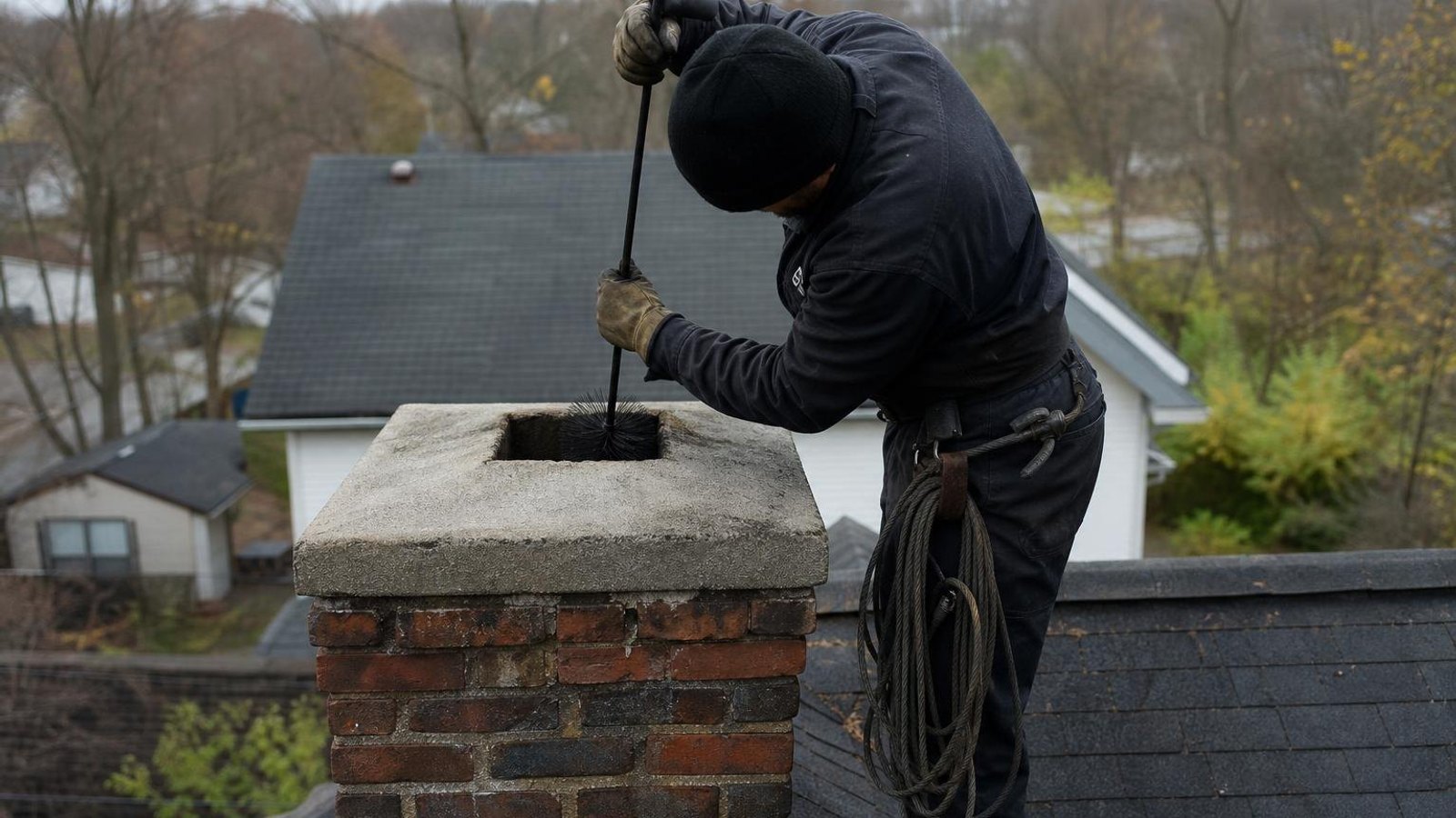 Practical chimney sweep & inspection in Carrollton